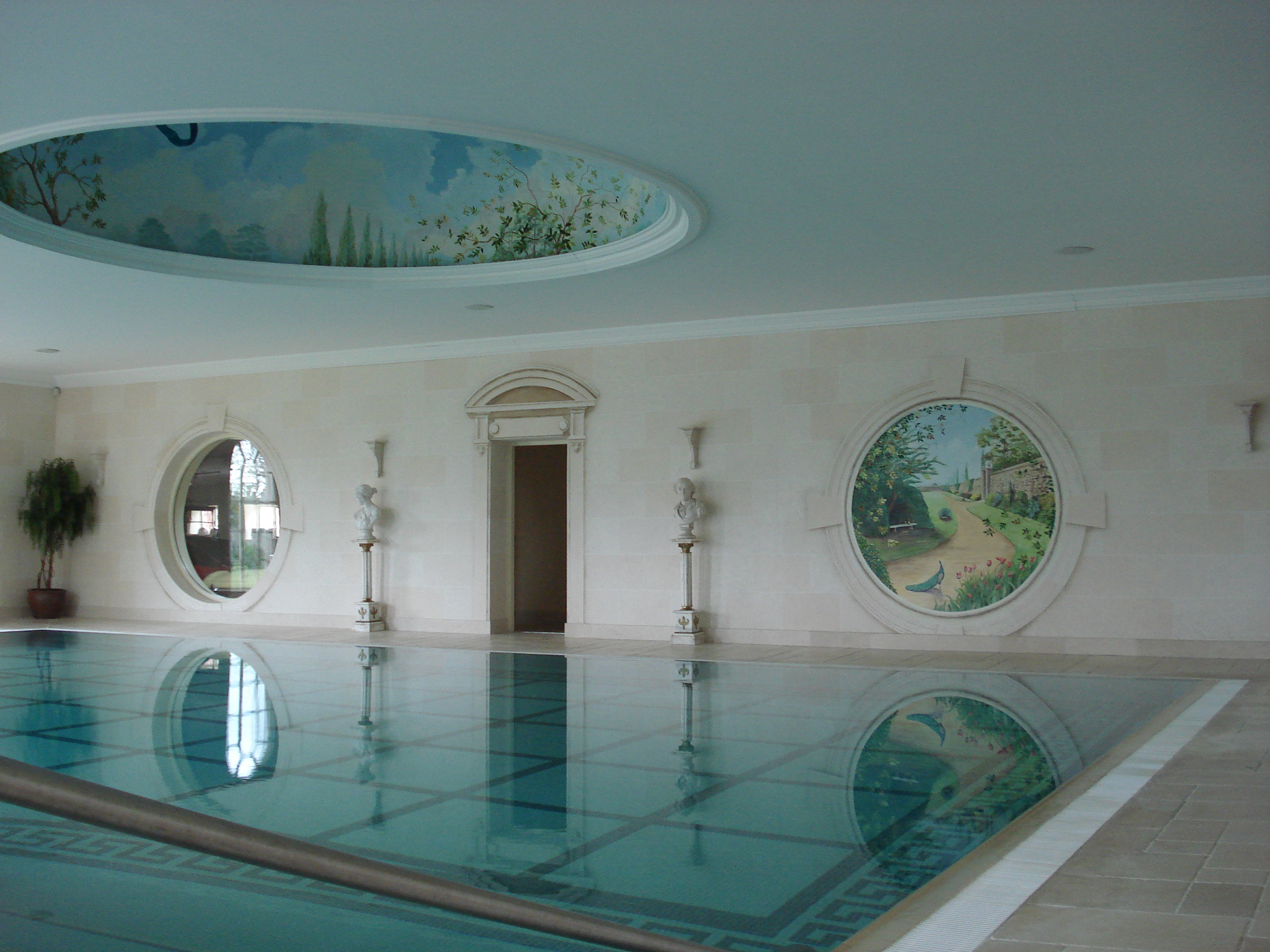 Classically themed Swimming Pool